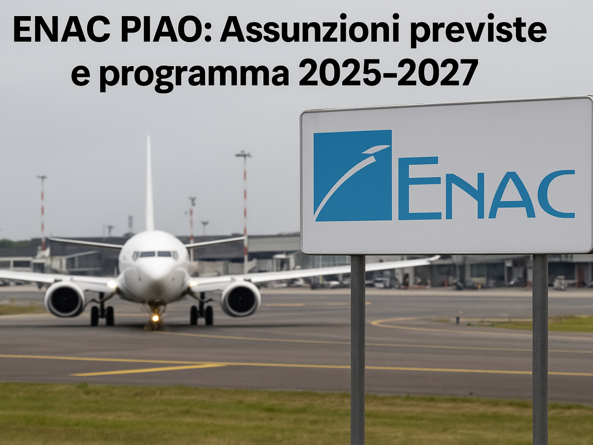 ENAC Piano Assunzioni 2025-2027 - Concorsi e opportunità nell'aviazione civile italiana