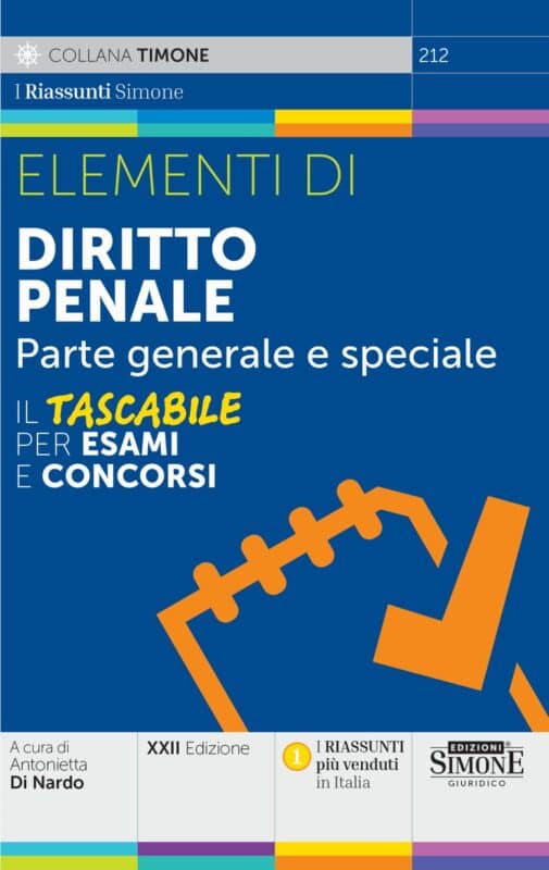 Elementi di Diritto Penale – Parte generale e speciale – Tascabile