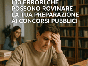 Errori da evitare nei Concorsi Pubblici