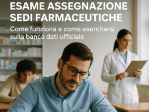 Esame assegnazione sedi farmaceutiche - Come funzione e come esercitarsi sulla banca dati ufficiale