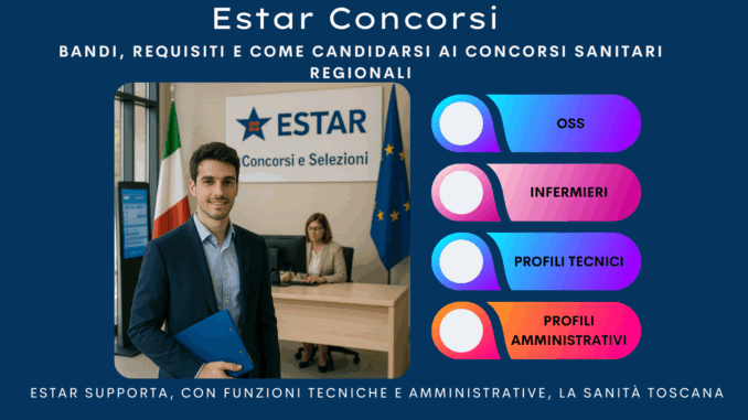 Estar Concorsi Toscana 2025: bandi, requisiti e come candidarsi ai concorsi sanitari regionali