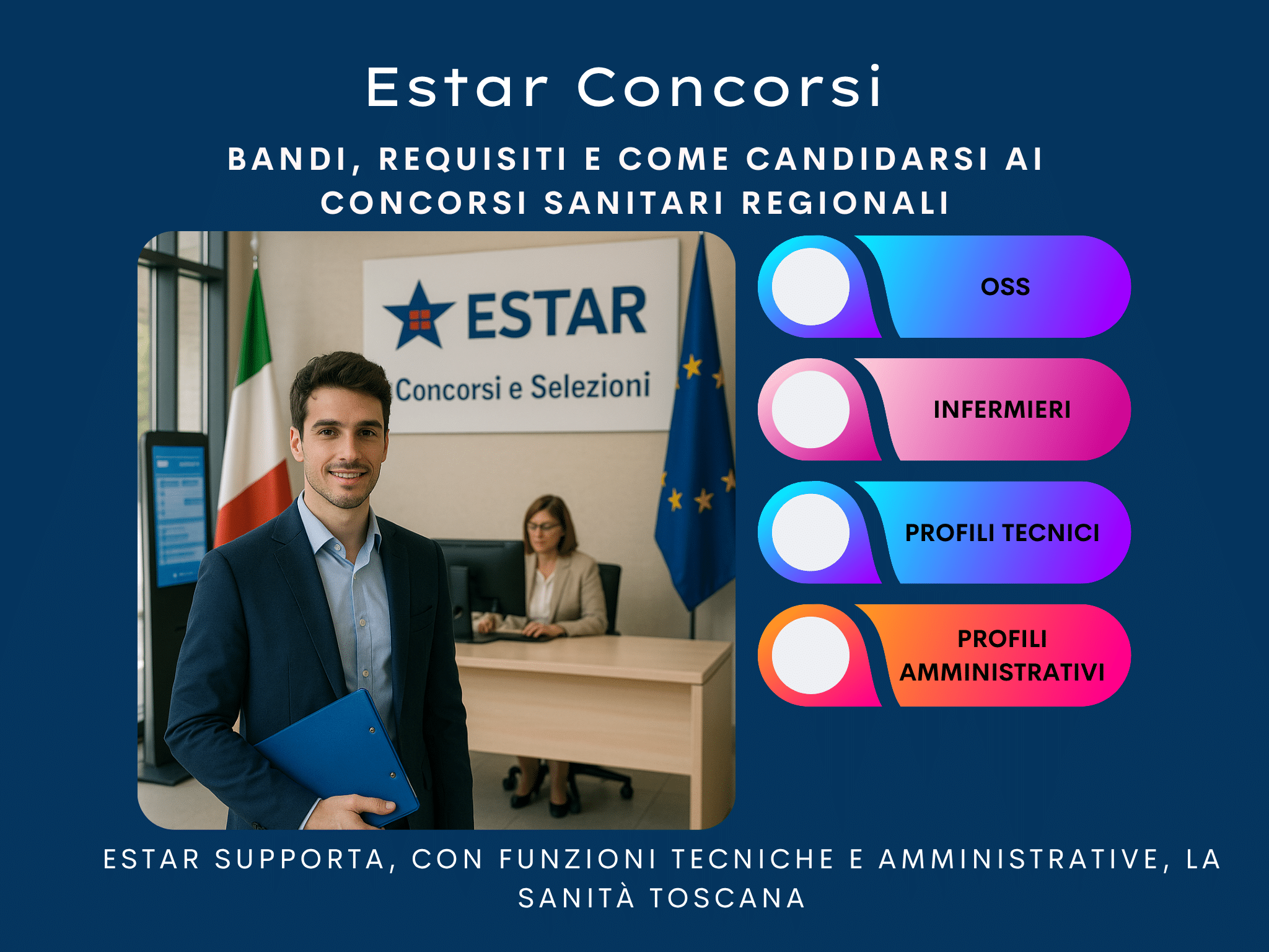 ESTAR Concorsi Toscana 2026: bandi, requisiti e come candidarsi