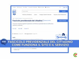 Fascicolo previdenziale del cittadino - Come funziona il sito e il servizio