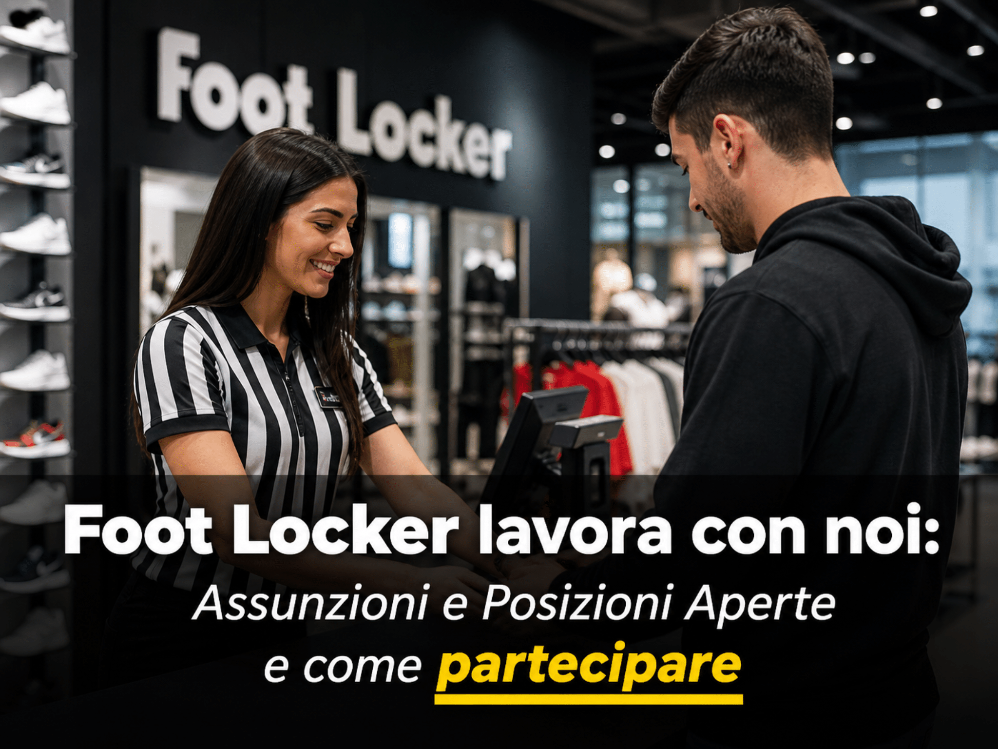 Foot Locker lavora con noi - Assunzioni e Posizioni Aperte