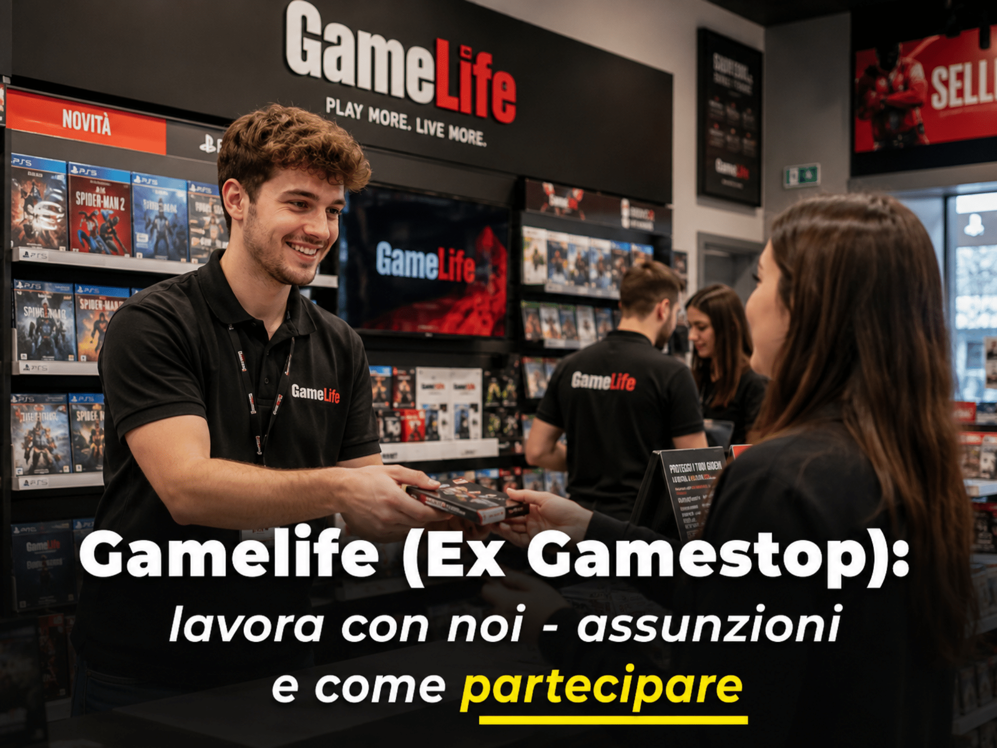 Gamelife (Ex Gamestop) Lavora con noi - Assunzioni e Posizioni aperte