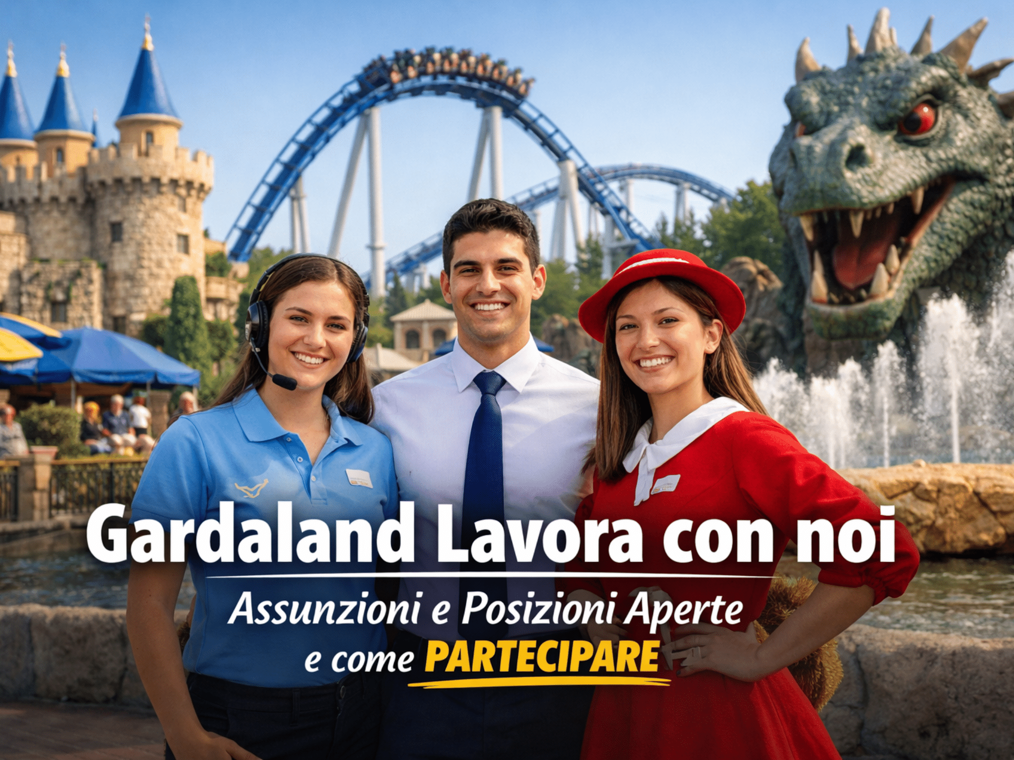 Gardaland Lavora con Noi - Assunzioni e Posizioni Aperte 2026