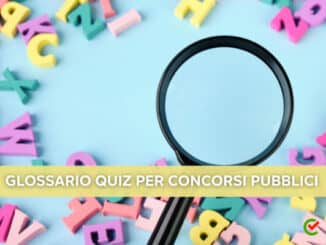 Glossario Quiz per Concorsi Pubblici