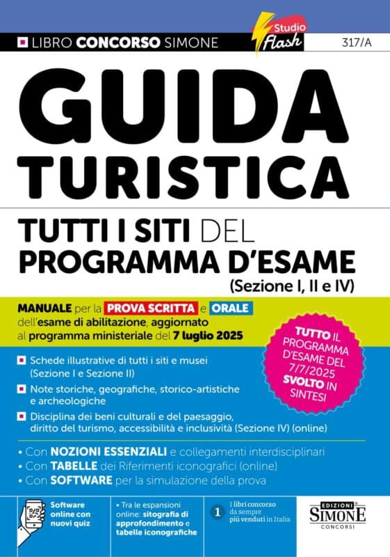 Guida Turistica: tutti i siti del programma d’esame (Sezione I, II e IV)