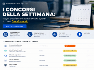 I concorsi della settimana (1)