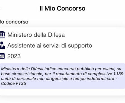 Banca dati (NON UFFICIALE) Concorso Ministero della Difesa 2023 - assistenti ai servizi di supporto