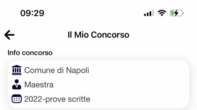 Banca dati prova scritta Maestro/a Concorso Comune di Napoli 2022