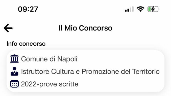 Banca dati prova scritta profilo Istruttore Cultura e Promozione del Territorio Comune di Napoli 2022