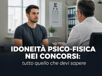 Idoneità psico-fisica nei concorsi