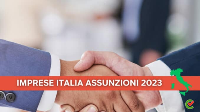 Imprese Italia assunzioni 2023