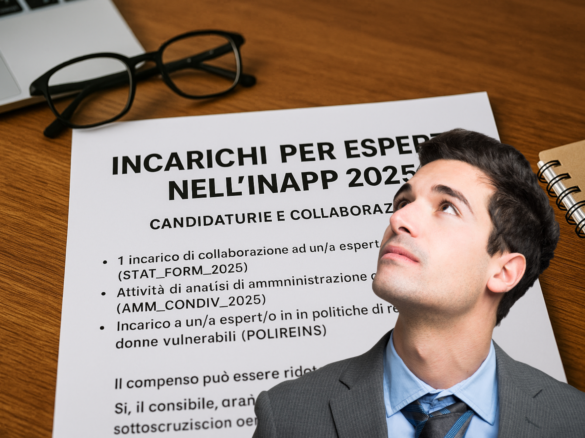 Incarichi per Esperti nell'INAPP 2025 candidature e collaborazioni con compensi fino a quasi 50mila euro