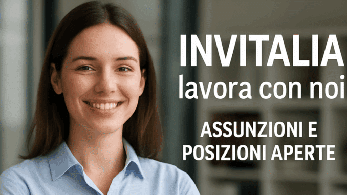 Invitalia lavora con noi - Assunzioni e posizioni aperte