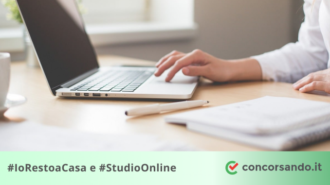 #IoRestoaCasa e #StudioOnline