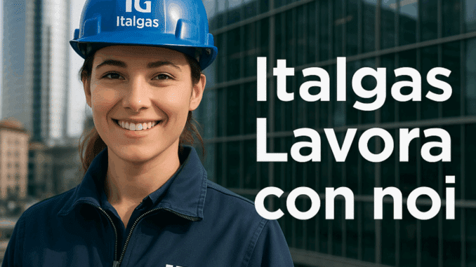 Italgas Lavora con noi - Assunzioni e Posizioni aperte