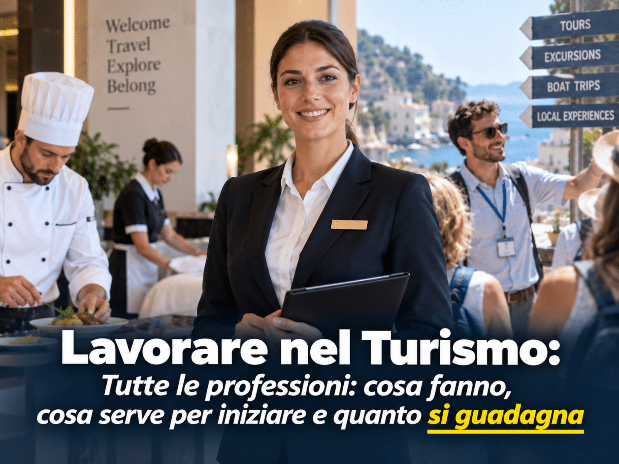 Lavorare nel turismo e nell'hospitality