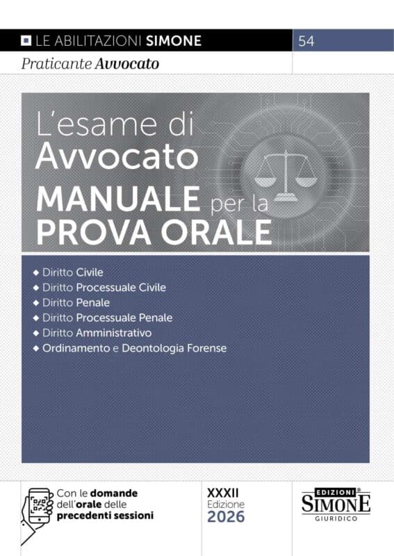 L’esame di Avvocato – Manuale per la Prova Orale