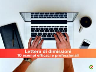 Lettera di dimissioni