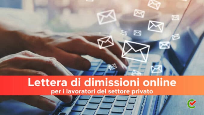 Lettera di dimissioni online