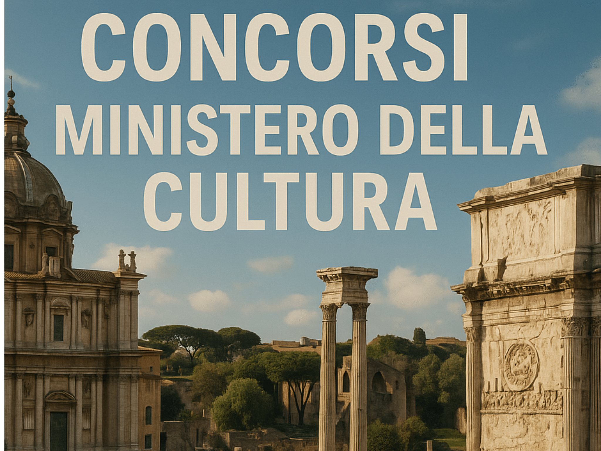 Concorsi Ministero della Cultura MIC 2025 - Tutti i bandi aperti e in arrivo
