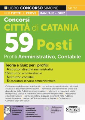 Manuale Concorsi Città Metropolitana Catania 2023 – Per la preparazione
