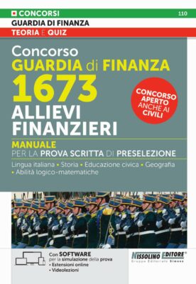 Manuale Concorso Allievi Finanzieri GDF 2023 – 1673 posti – Per la preparazione