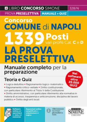 Manuale Concorso Comune di Napoli 2022 – Per la prova preselettiva
