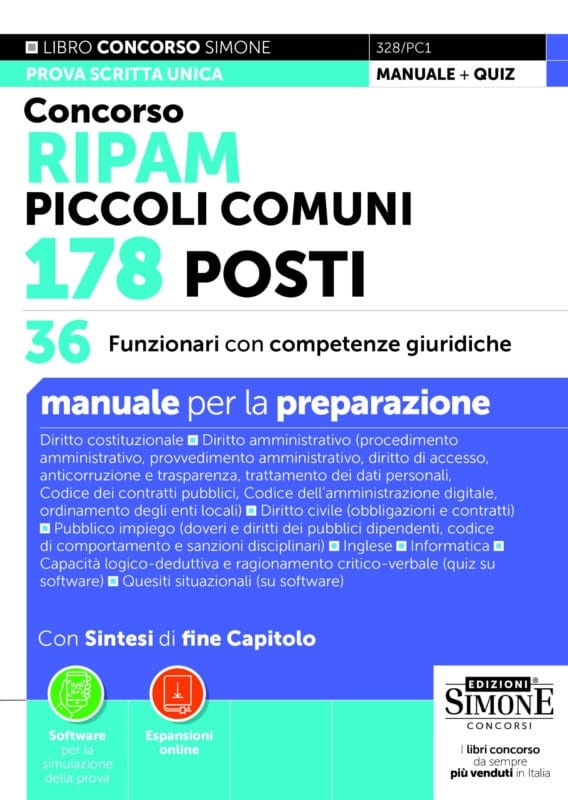 Manuale Concorso RIPAM Piccoli Comuni – Funzionari con competenze giuridiche