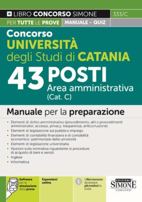 Manuale Concorso UNICT amministrativi – Per tutte le prove