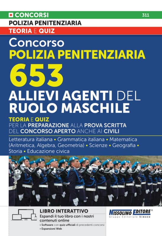 Manuale Concorso polizia penitenziaria 653 Allievi agenti del ruolo maschile