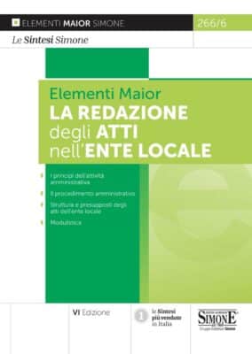 Manuale Elementi Maior – La redazione degli atti nell’Ente Locale