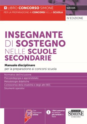 Manuale Insegnante di Sostegno nelle Scuole Secondarie – Per la preparazione