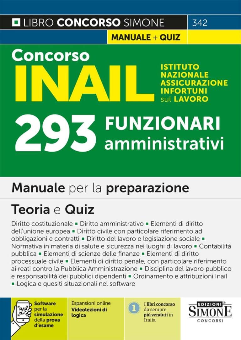 Manuali Concorsi INAIL 2024
