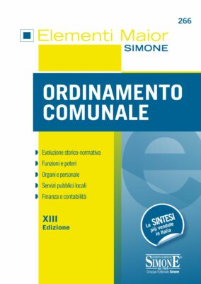 Manuale Elementi Maior di Ordinamento Comunale