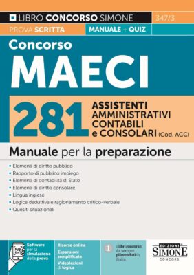 Manuale Concorso MAECI Assistenti amministrativi – Per la prova scritta