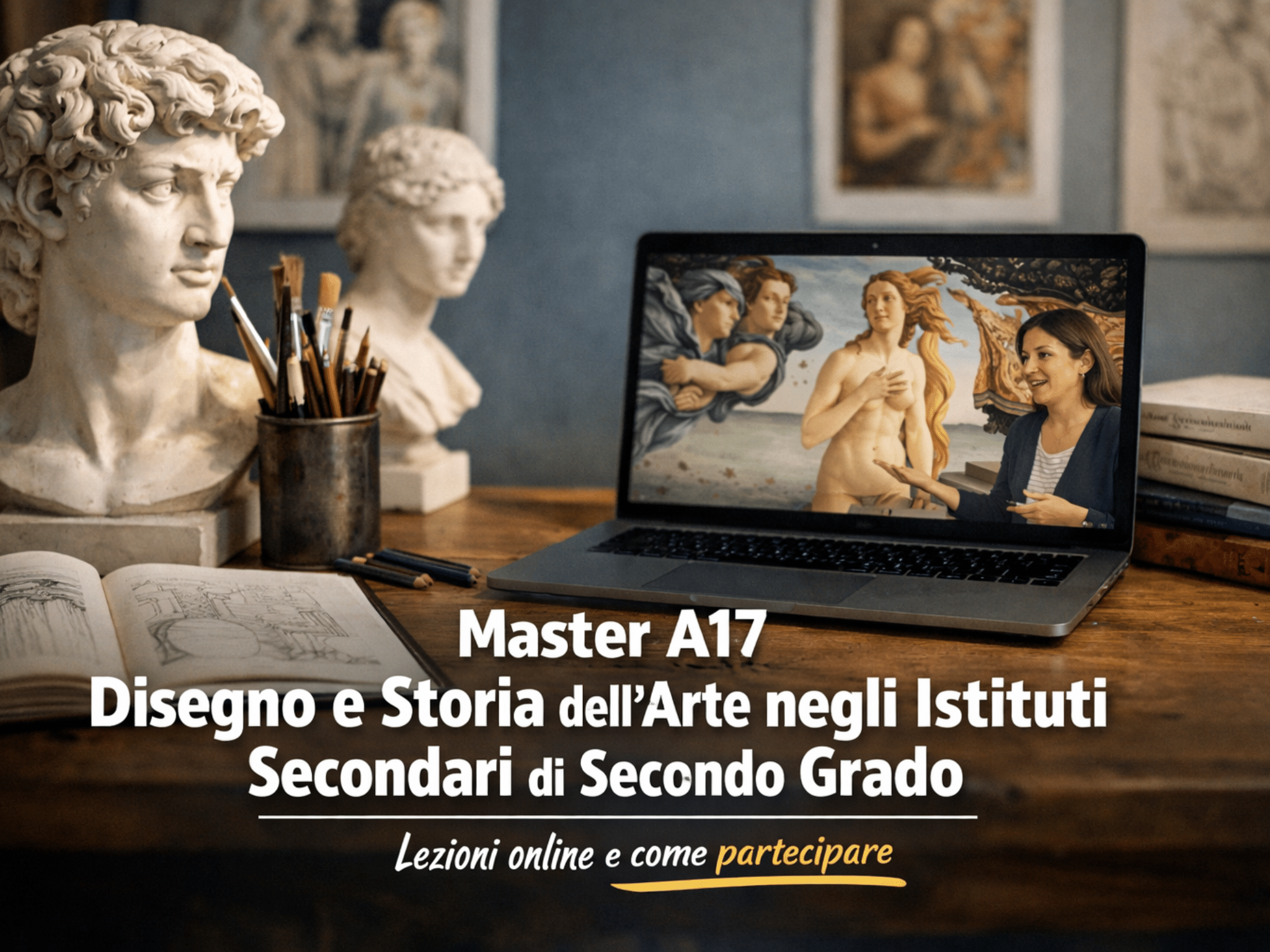 Master A17 Disegno e Storia dell'Arte negli Istituti Secondari di Secondo Grado – Lezioni online