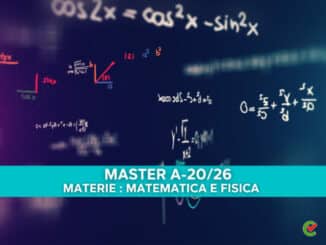 Master A2026 – Matematica e Fisica – Lezioni online