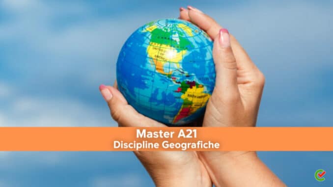 Master discipline geografiche per l'insegnamento negli istituti secondari di II grado  – Lezioni online