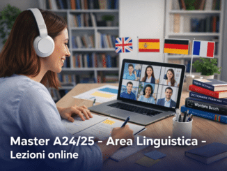 Master A2425 – Area Linguistica – Lezioni online