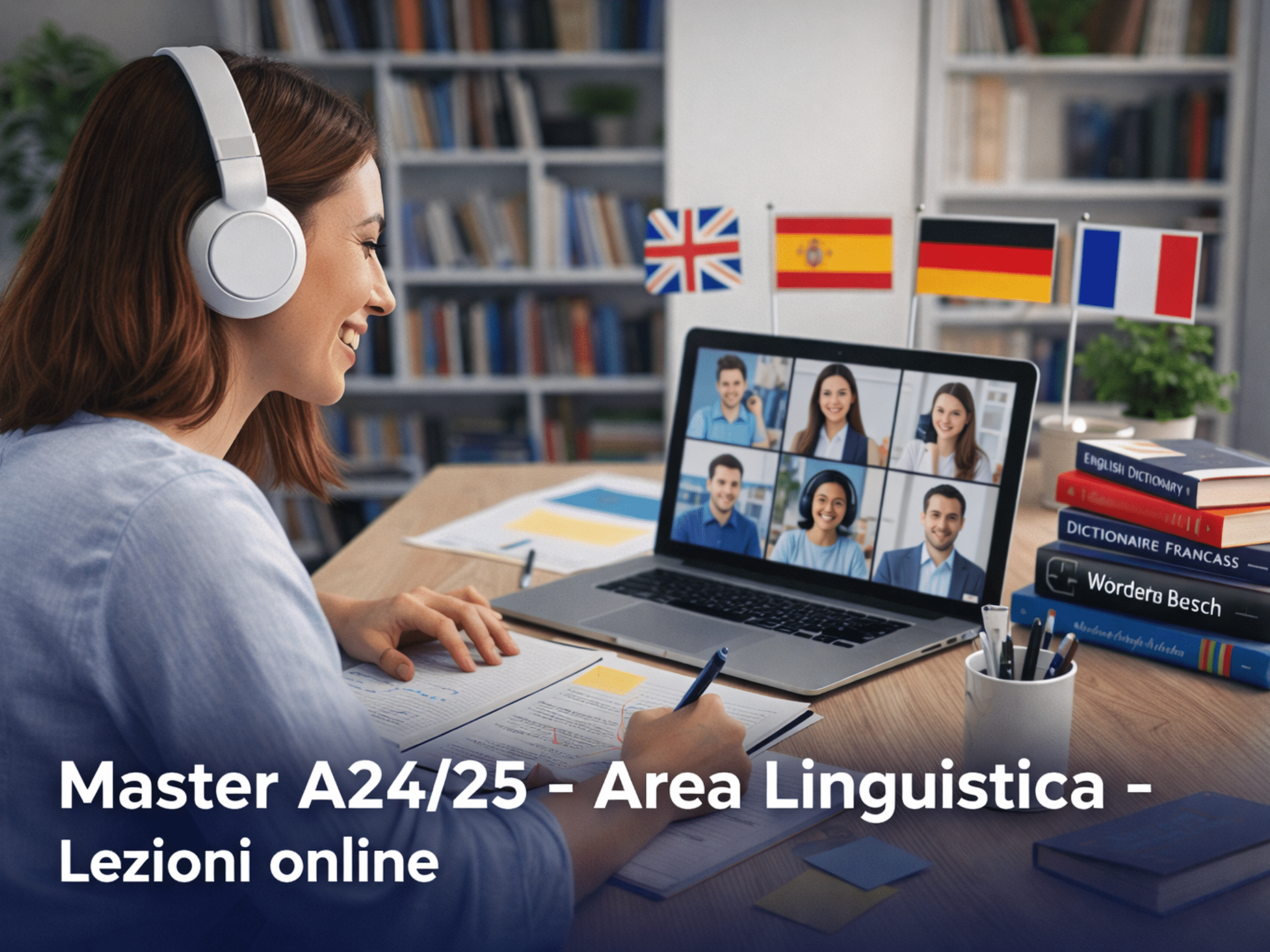 Master A24/25 Area Linguistica - Lezioni online