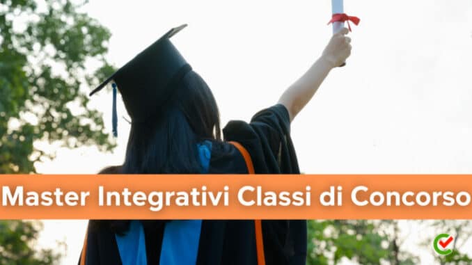 Master Integrativi Classi di Concorso