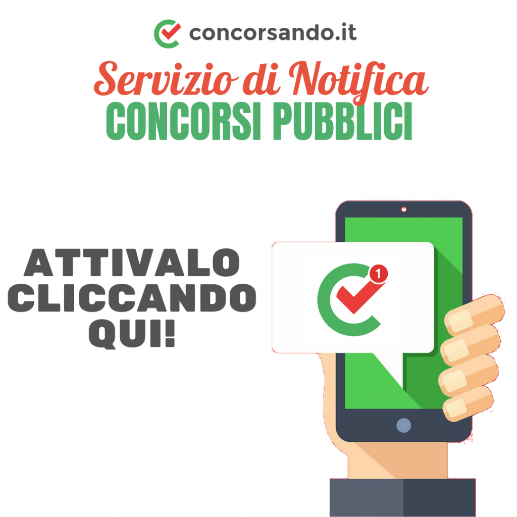 Resta aggiornato sui Concorsi Pubblici