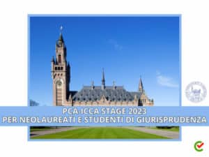 PCA-ICCA Stage 2023 - Per laureati e studenti di Giurisprudenza