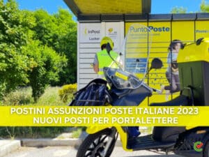 POSTINI ASSUNZIONI POSTE ITALIANE 2023