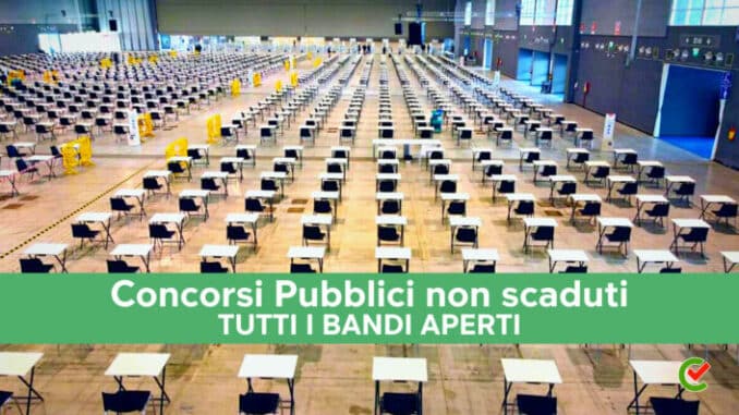 Concorsi Pubblici non scaduti