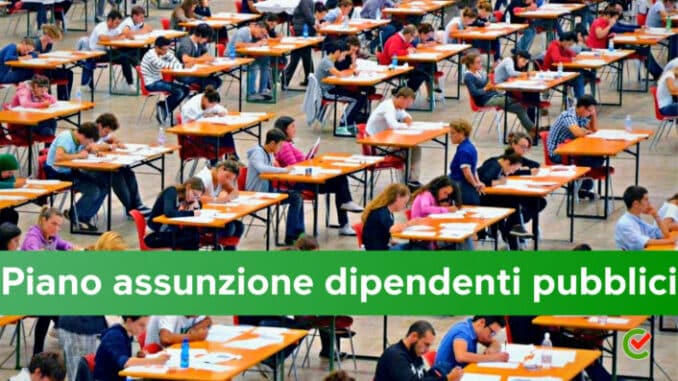 Piano assunzione dipendenti pubblici