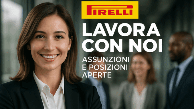 Pirelli lavora con noi - Assunzioni e posizioni aperte